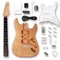 Electric Guitar Kit Okoume Body Maple Neck Ebony Fingerboard E31803