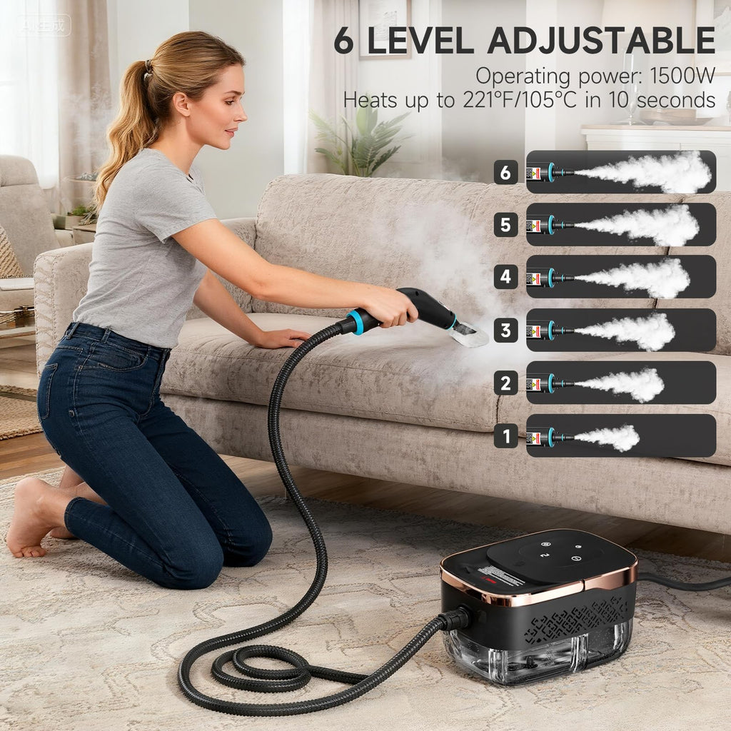Steam Cleaner with Replacement Heads B189668