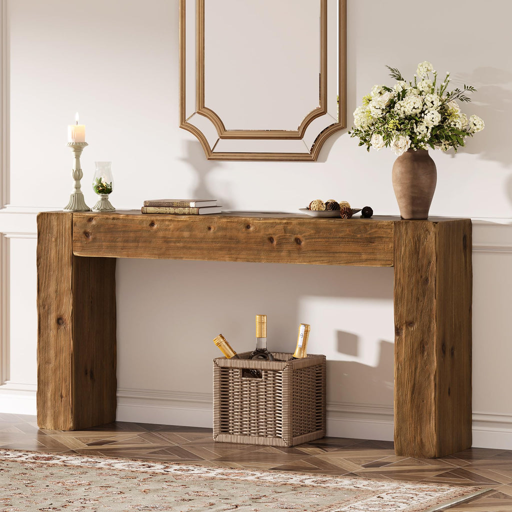 Solid Wood 63-Inch Console Table G654