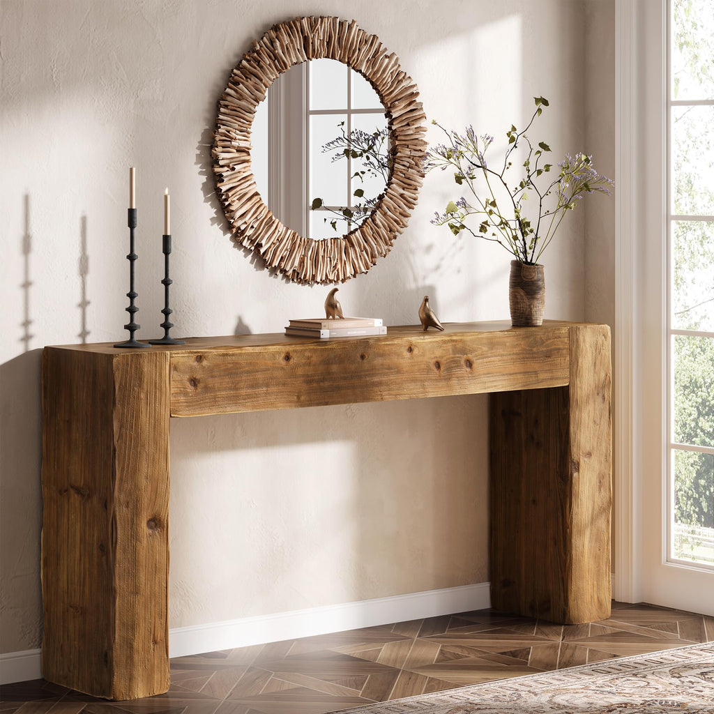 Solid Wood 63-Inch Console Table G654