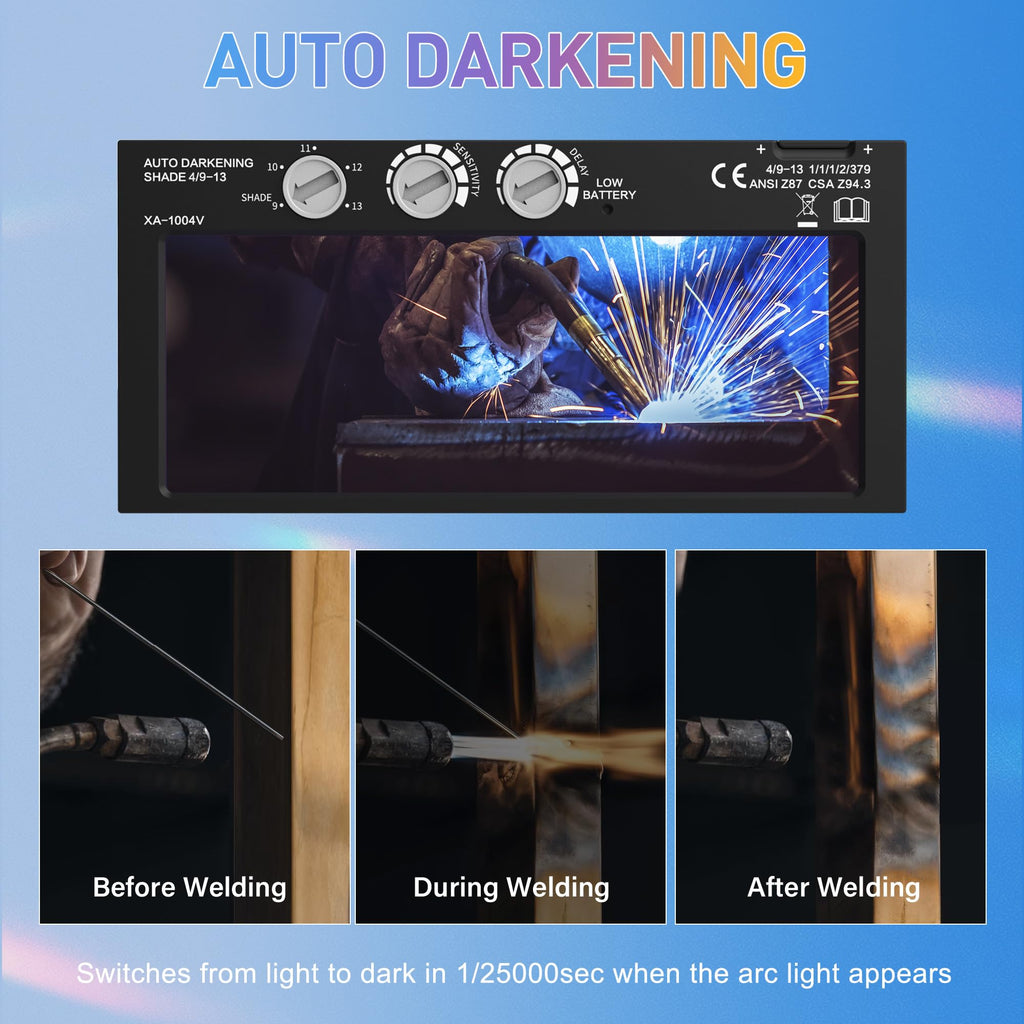 Auto Darkening Welding Lens Variable Shade 4/9-13 X515253