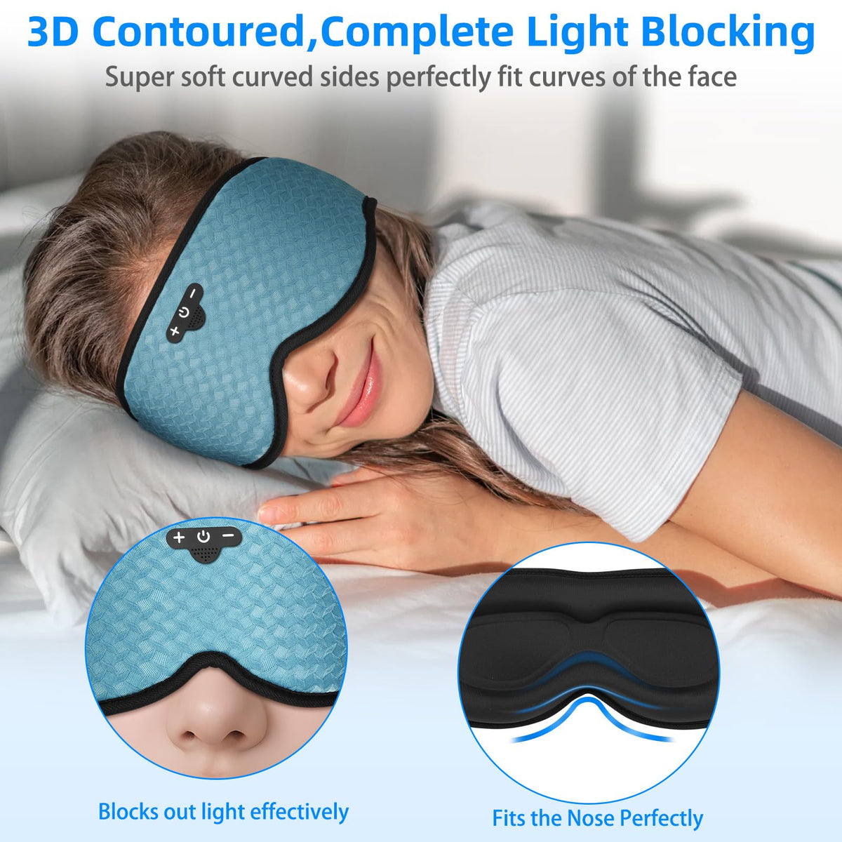 Adjustable Bluetooth 3D Sleep Mask N12061
