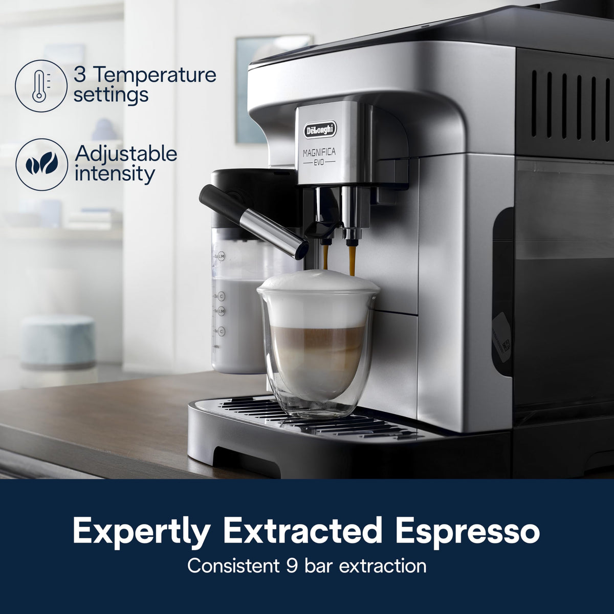 Automatic Espresso Machine with Milk Frother V444653