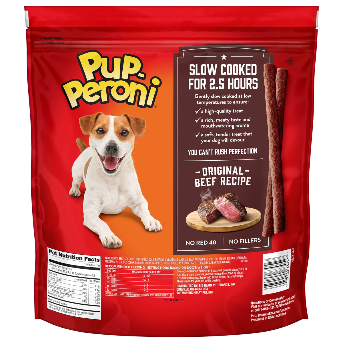 Original Beef Recipe Dog Treats 38 Oz. Bag Z24012