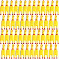 50 Pcs Yellow Rubber Chickens V80861