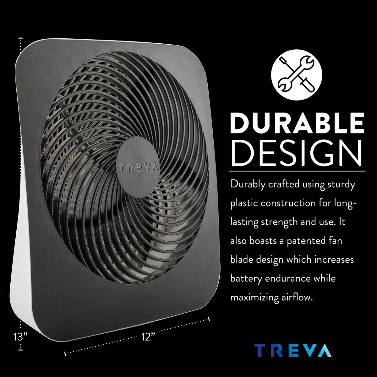 10 in Portable Desk Fan 2-Speed with USB Port Y416067
