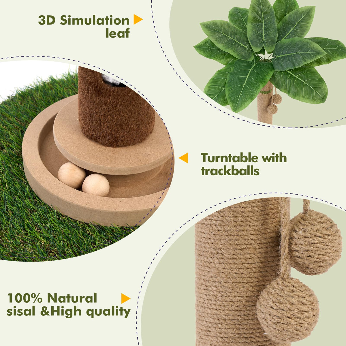 Tall Cat Scratching Post S586