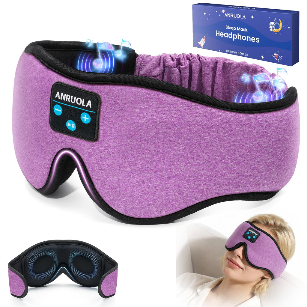 Bluetooth Sleep Mask with Blackout Eye Mask E93734