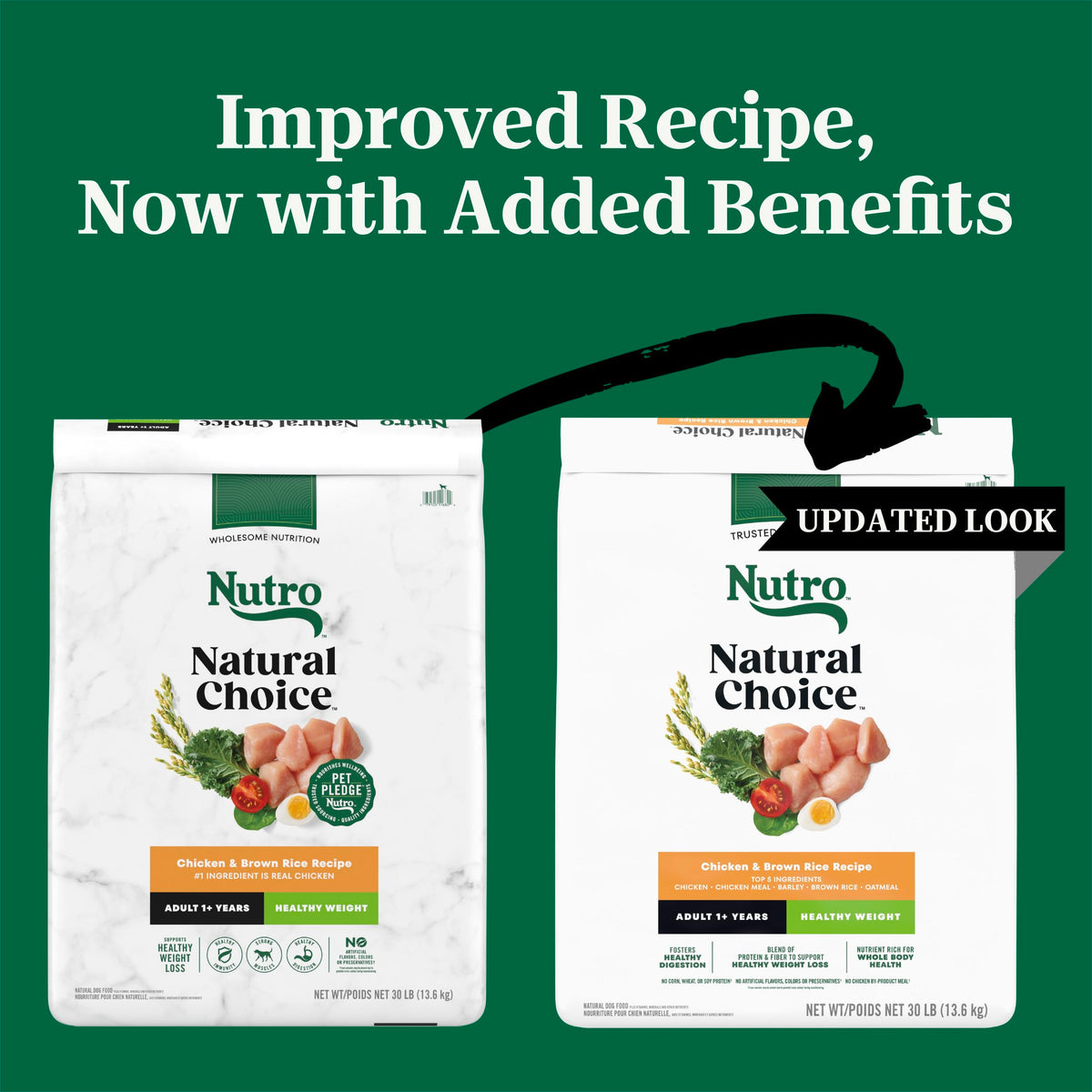 Healthy Weight Chicken & Rice Dry Dog Food 30 lb R1402