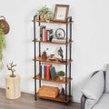 5 Tier Rustic Brown Bookshelf M19459