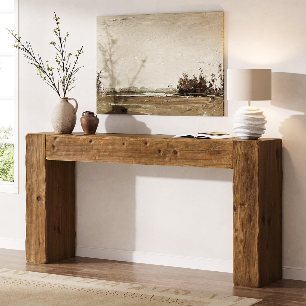 Solid Wood 63-Inch Console Table G654