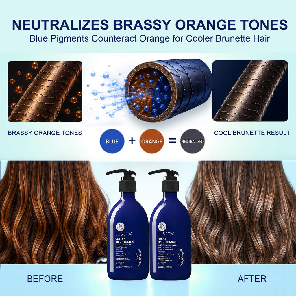 Blue Shampoo & Conditioner Set 2x16.9oz P955619