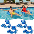 4 Packs Inflatable Pool Floats Chairs Q54869