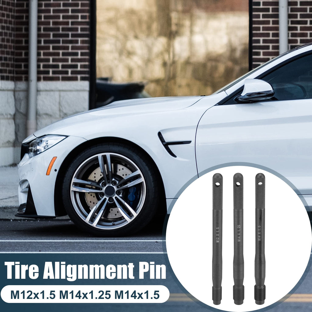 Black M12x1.5 M14x1.5 M14x1.25 Wheel Hangers Alignment Pin F4495