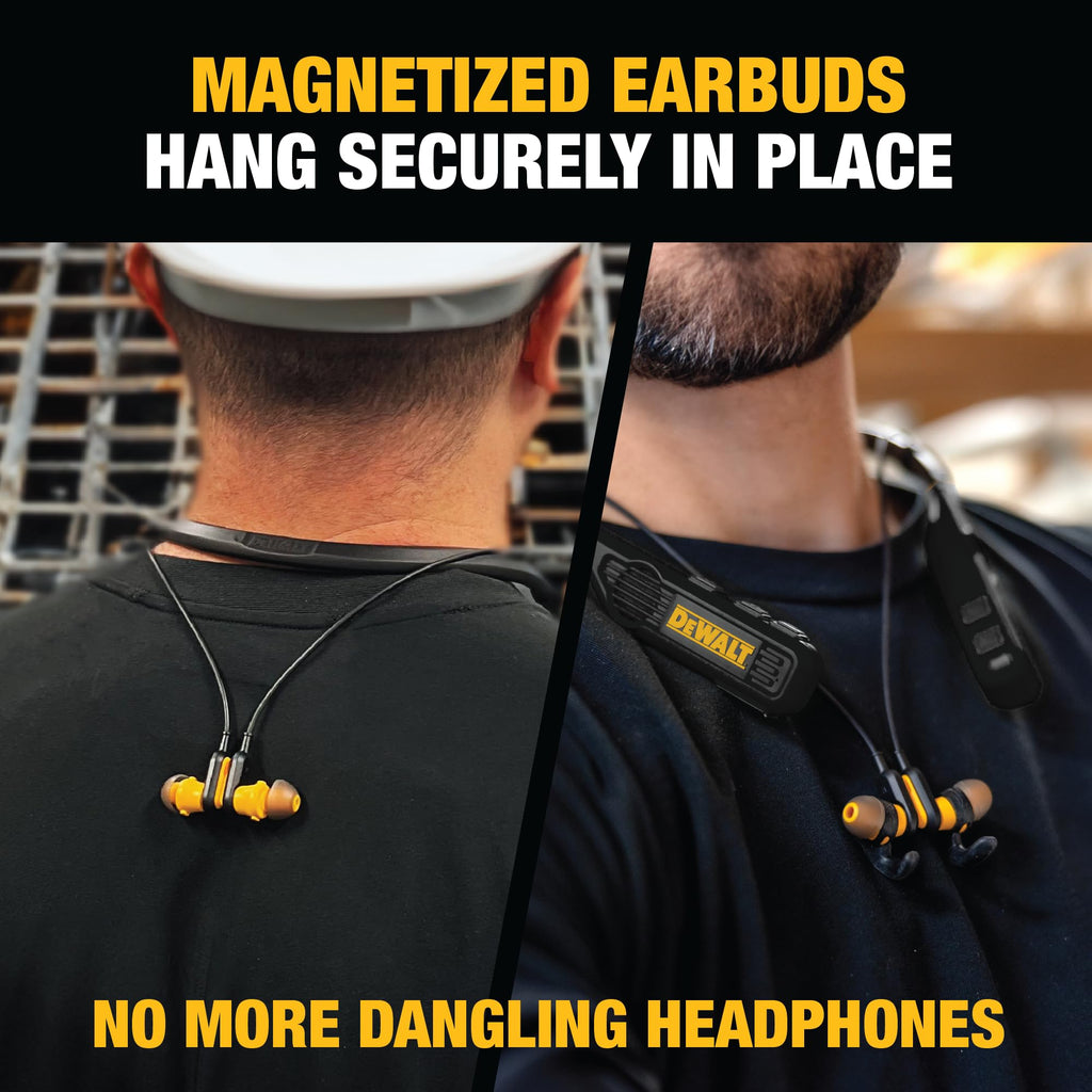 Black 2-in-1 Neckband Bluetooth Headphones P737376