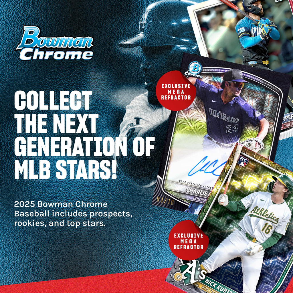 2025 Bowman Chrome Baseball Mega Box A613504