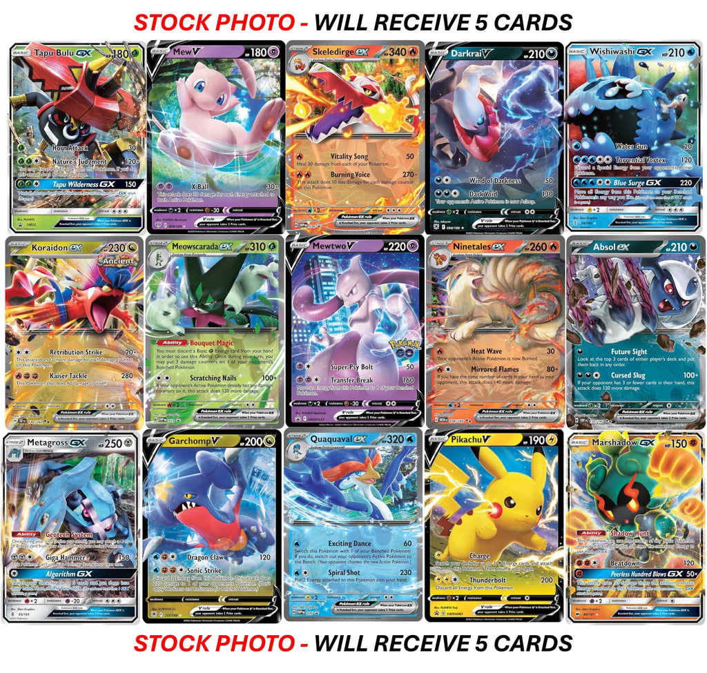Pokemon Ultra Rare Card Lot R8478