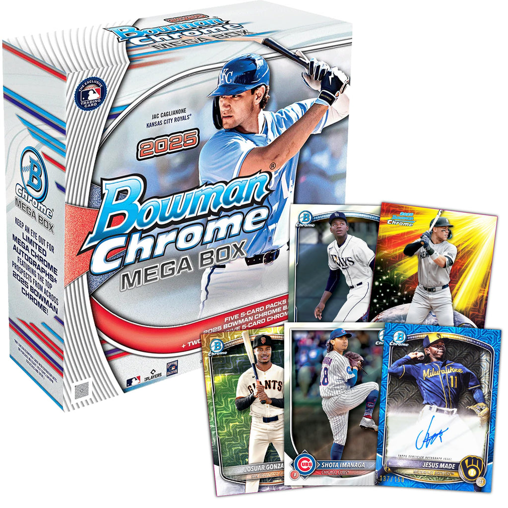 2025 Bowman Chrome Baseball Mega Box A613504