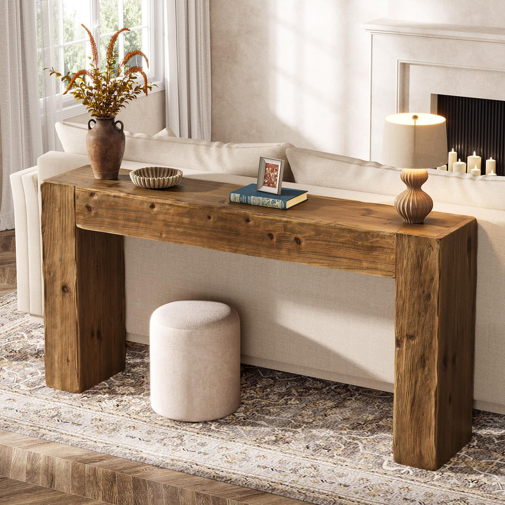 Solid Wood 63-Inch Console Table G654